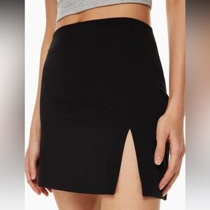 Aritzia Sunday Best Tatiana black mini skirt NWT